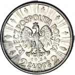 2 gold 1934, Pilsudski, minted