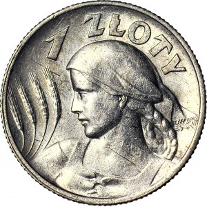 1 złoty 1925 Żniwiarka (Londyn), mennicza