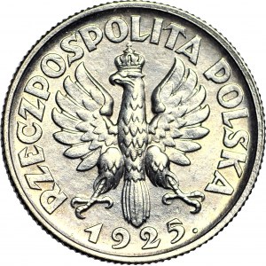 1 złoty 1925 Żniwiarka (Londyn), mennicza