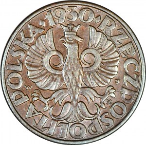 5 pennies 1930, rare vintage, minted