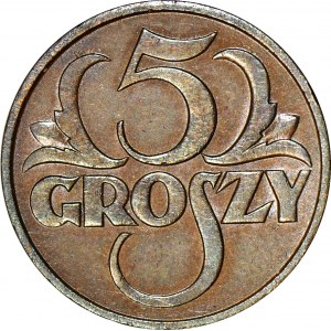 5 groszy 1931, mennicze, mennicze