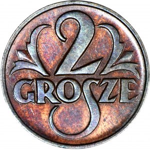 2 pennies 1925, minted