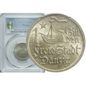 Freie Stadt Danzig, 1 Gulden 1923, schön