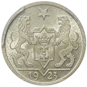 Wolne Miasto Gdańsk, 1 gulden 1923, piękny