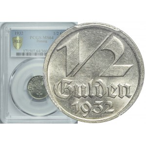 Free City of Danzig, 1/2 guilder 1932, minted