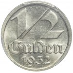 Freie Stadt Danzig, 1/2 Gulden 1932, geprägt