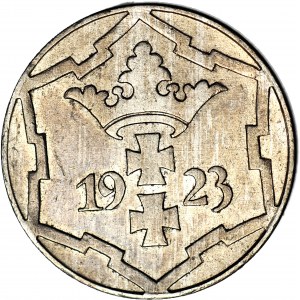 Freie Stadt Danzig, 10 Pfennig 1923, geprägt