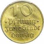 Free City of Danzig, 10 fenig 1932, Cod, minted