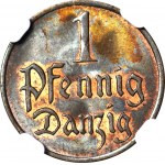 Freie Stadt Danzig, 1 Fenig 1926, postfrisch, Farbe BN