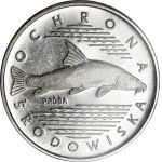 100 złotych 1977, Ochrona Środowiska, Ryba PRÓBA, srebro