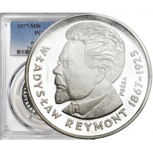 100 złotych 1977, Władysław Reymont, PRÓBA, srebro