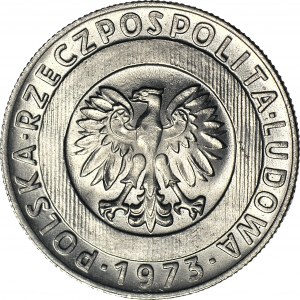 RR-, 20 Gold 1973, DESTRUKT - freie Adlerfedern