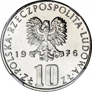 RRR-, 10 złotych 1976 Bolesław Prus, PROOFLIKE