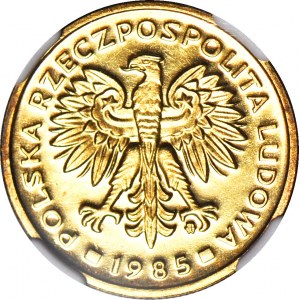 RR-, 2 gold 1985, PROOFLIKE
