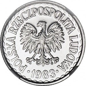 RR-, 1 złoty 1983 PROOFLIKE, jak PROOF