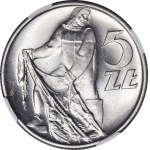 5 gold 1960, Fisherman, mint