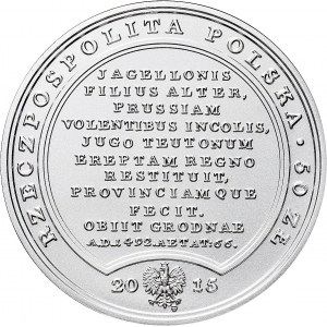 50 złotych 2015, Kazimierz Jagiellończyk