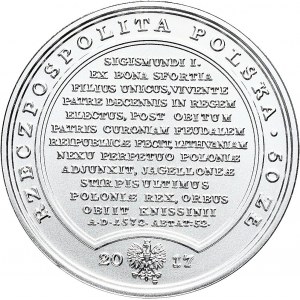 50 złotych 2017, Zygmunt August