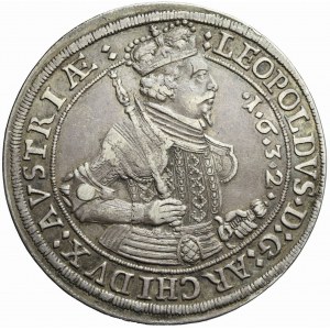 Austria, Leopold V, Thaler 1632, Hall, nice