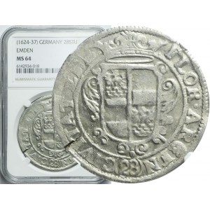 Deutschland, Emden, Ferdinand II (1619-1637), 28 Stübers ohne Datum, schön