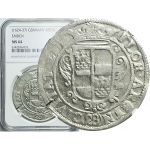 Niemcy, Emden, Ferdynand II (1619-1637), 28 stüberów bez daty, piękne