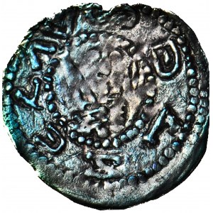 RRR-, Mazovia / Kuyavia, Lestek Boleslawovic 1173-1185 or Casimir II the Just 1185-1194, Denar, prince with sword