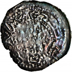 RRR-, Mazowsze / Kujawy, Lestek Bolesławowic 1173-1185 albo Kazimierz II Sprawiedliwy 1185-1194, Denar, książę z mieczem