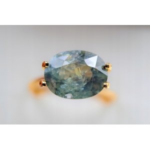 NATURAL sapphire - 5.19ct - CERT.61_3069