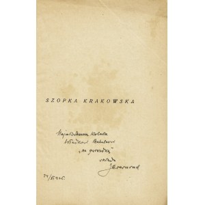 CIERNIAK Jędrzej (1886-1942): Szopka krakowska. Prymitywne widowisko kolendowe z tekstami...