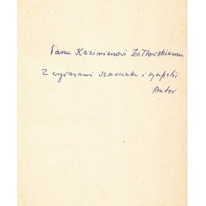 SZWAJCER Stanisław: Plan X. Opowiadania i wypowiedzi. Paryż: [b.w.], 1956. - 40 s., 21 cm, brosz. wyd...