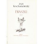 KOCHANOWSKI Jan: Fraszki. Wybór. Ilustrowała Maja Berezowska. Warszawa: PIW, 1956. - 86, [2] s., [6] k. tabl...