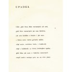 PEIPER Tadeusz (1891-1969): Raz. Poezje. Warszawa: F.Hoesick, 1929. - 59, [4] s., 25,5 cm, brosz. wyd...