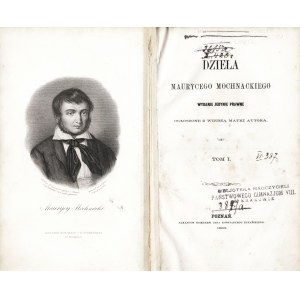 MOCHNACKI Maurycy (1803-1833): Dzieła. T.1-4 (z 5). T. 1....