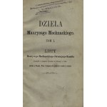 MOCHNACKI Maurycy (1803-1833): Dzieła. T.1-4 (z 5). T. 1....