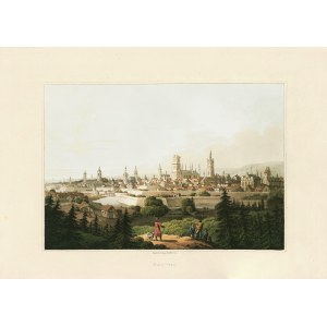 [GDAŃSK panorama] Dantzic. [Londyn]: R. Bowyer, 1814. - akwatinta 22,1 × 31,7 cm na arkuszu 31,5 × 44 cm...