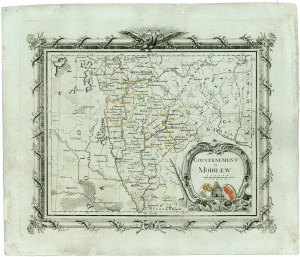 [MOHYLEW] Gouvernement de Mohilew. [Moskwa: b. w., 1795]. - mapa 35,5 × 41,5 cm...