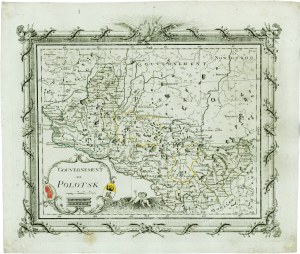 [POŁOCK] Gouvernement de Polotsk. [Moskwa: b. w., 1795]. - mapa 33,5 × 39 cm...