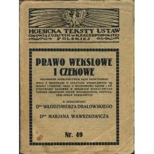 DBAŁOWSKI Włodzimierz, WAWRZKOWICZ Marjan...