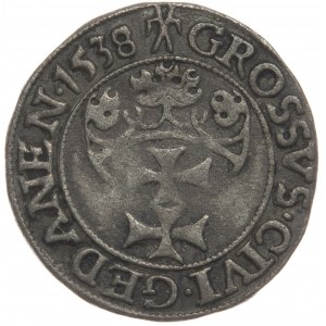 Zygmunt I Stary, grosz 1538, Gdańsk