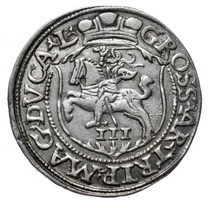 Zygmunt II August, trojak 1564 Wilno, L/L