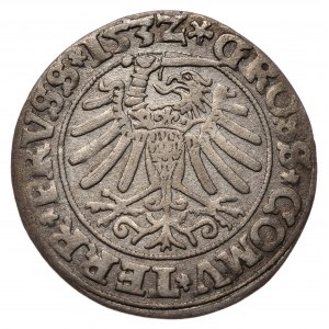 Zygmunt I Stary, grosz 1532, Toruń PRVS/PRVSS