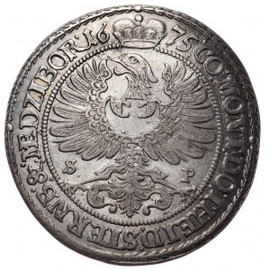 Śląsk, Sylwiusz Fryderyk, 15 krajcarów Oleśnica 1675 SP