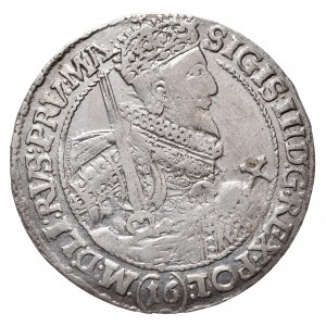 Zygmunt III Waza, ort 1621, Bydgoszcz, (16) pod popiersiem