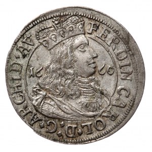 Austria, Tyrol, Ferdynand Karol, 3 krajcary 1660