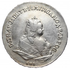 Rosja, Elżbieta, rubel 1743, Petersburg