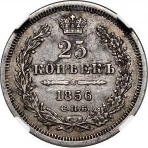 Rosja, Aleksander II, 25 kopiejek 1856 ФБ