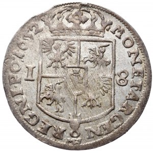 Jan II Kazimierz, ort 1652, Wschowa, podwójnie nabita 5 w dacie.