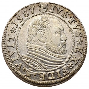Prusy Książece, Jerzy Fryderyk, grosz 1587, Królewiec