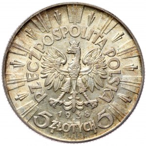 5 złotych 1938 Piłsudski