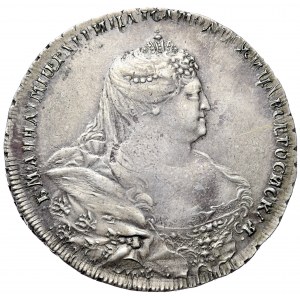 Rosja, Anna, rubel 1738, Moskwa